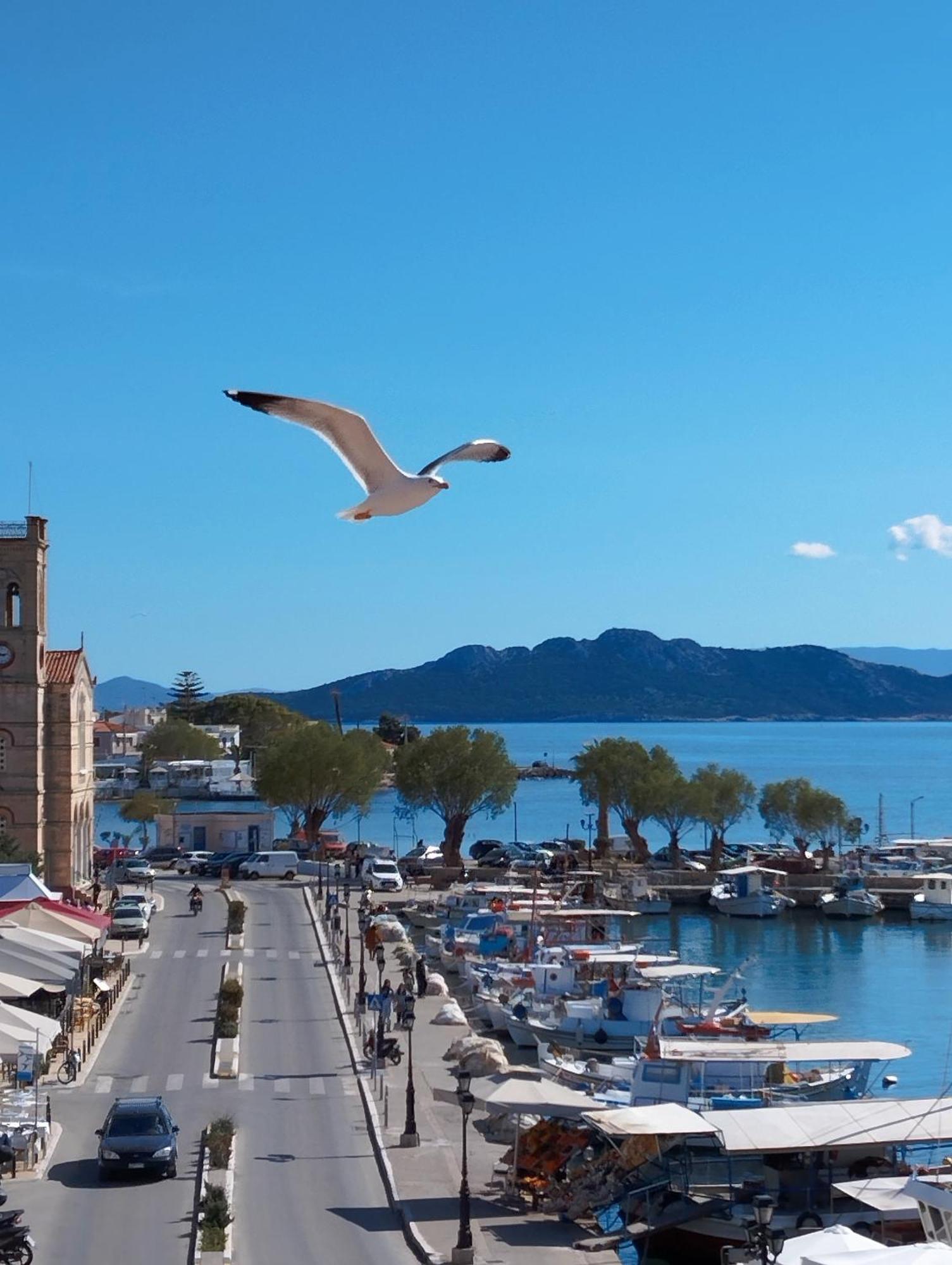 Aegina Port Apt 2-Διαμέρισμα Στο Λιμάνι Της Αίγινας 2 Bagian luar foto